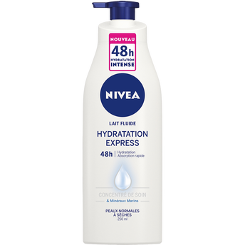 Image de Lait fluide hydratant pour peaux normales à sèches Body NIVEA, flaconde
