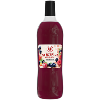 Image de U
Sirop de grenadine bouteille de