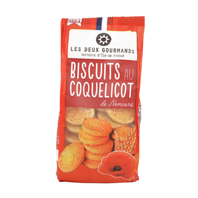 Biscuits au coquelicot LES DEUX GOURMANDS, sachet de 150g - Super U, Hyper  U, U Express 