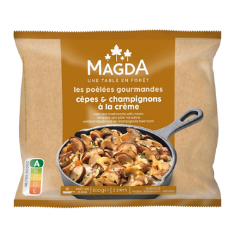 Image de Cèpes et champignons à la crème MAGDA