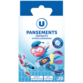 Image de U
Pansements prédécoupés pour enfants