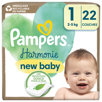 Image de Pampers Harmonie Couches CP T1