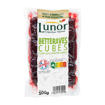 Image de Betteraves en cubes, LUNOR, sous vide