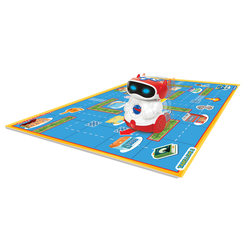 Doc robot programmable pour la programmation CLEMENTONI, enseigne les letres, lesnombres, les couleurs et le nom des animaux, 3 lots LR6 non inclus