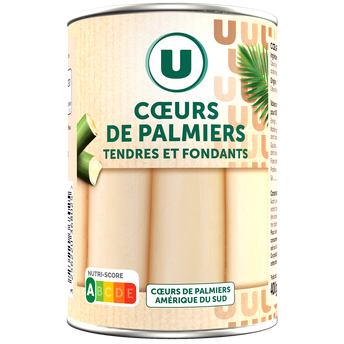 Image de U
Coeurs de palmier, boîte de 1/2 220g poids net égoutté