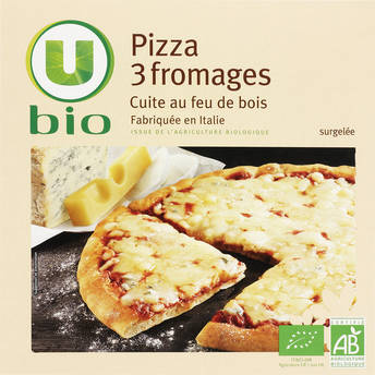 Image de U BIO
Pizza 3 fromages