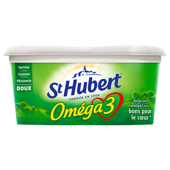 Image de Matière grasse allégée 52% à tartiner doux ST HUBERT Oméga 3 enrichieen vitamine B1
