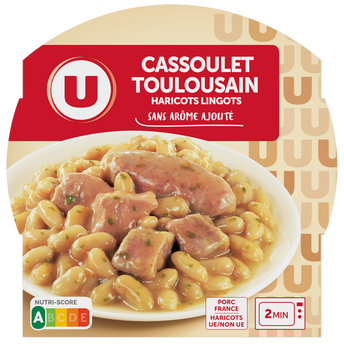 Image de U
Cassoulet toulousain barquette micro-ondable de
