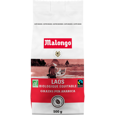 Café grain MALONGO Bio Laos 100% pur arabica - 500g - Super U