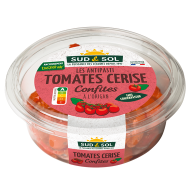 Tomate cerise confite, barquette 125g - Super U, Hyper U, U Express 