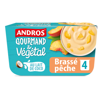 Image de Brassé végétal pêche ANDROS GOURMAND&VEGETAL