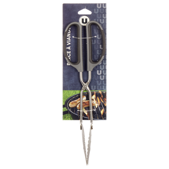 Image de U
Pince à viande ciseau U en inox 33,5cm-manche soft