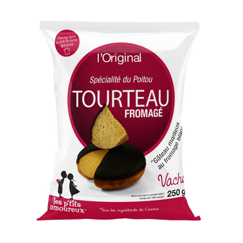 Image de Tourteau fromagé pasteurisé l'Original vache LES P'TITS AMOUREUX, 10,8%mg