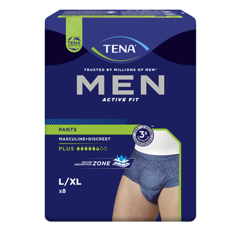 Image de Sous-vêtement incontinence homme active fit pants plus- taille L - TENA