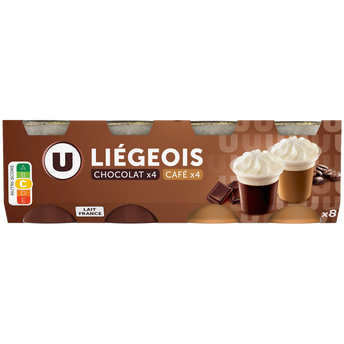 Image de U
Dessert liégeois chocolat et café et crème fouettée