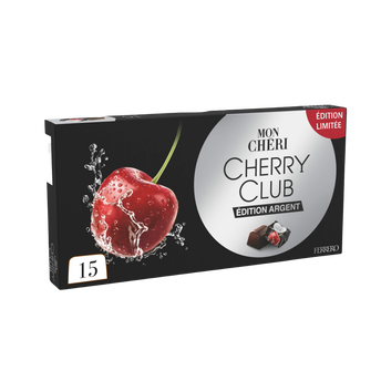 Image de Assortiment de chocolats à la liqueur MON CHERI vodka/cerise T15 boitede 15