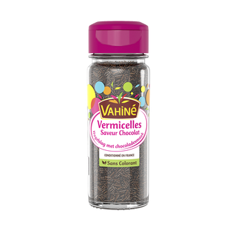 Image de Vermicelles fantaisie chocolat VAHINE, flacon