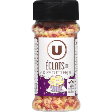 Tutti Frutti Eclats De Sucre Tutti Frutti U, Boîte De 65g