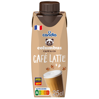 Image de Boisson café latté columbus CANDIA brique