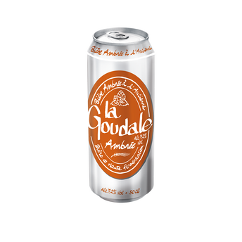 Image de Bière ambrée LA GOUDALE, 7,2°, boîte de