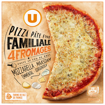 Image de U
Pizza familiale 4 fromages