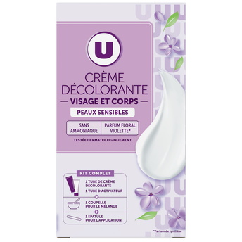 Image de U
Crème décolorante visage et corps