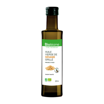 Image de Huile de sésame grillé BIOLEANE, Bouteille