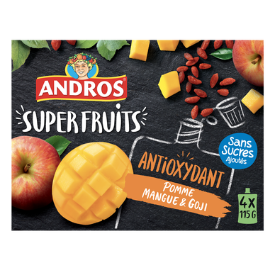 Compote Pomme Sans Sucres Ajoutés (Andros)