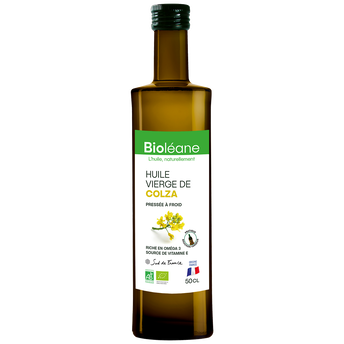 Image de Huile de colza Bio BIOLEANE, bouteille de