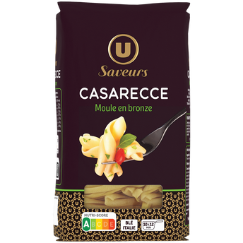 Image de U SAVEURS
Casarecce de semoule de blé dur  sachet