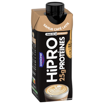 Image de Yaourt à boire UHT proteinée saveur café latte HIPRO