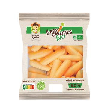Baby Baby Carottes, Bio, Sachet 150g