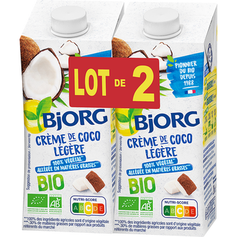 Image de Crème coco légère bio BJORG