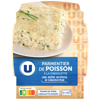 Image de U
Plat cuisiné individuel Parmentier de poisson