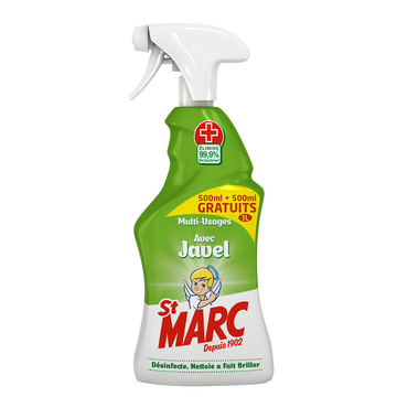 St Marc Nettoyant Javel St Marc Pistolet 500ml + 500 Ml Grt.