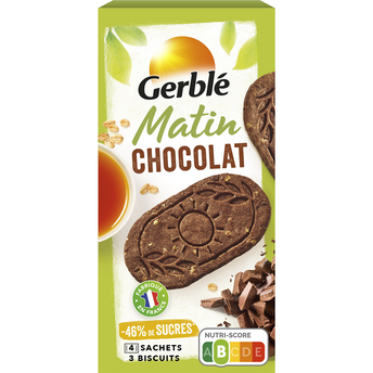 Image de GERBLE - Biscuit Matin Chocolat -  4x3