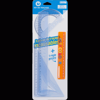 Image de U
Set de traçage en plastique incassable 4