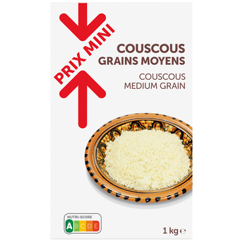 Image de Semoule grains moyens PRIX MINI - boite