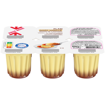 Image de Flan saveur vanille nappé caramel PRIX MINI
