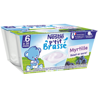 Image de Desserts lactés P'TIT BRASSE Myrtille