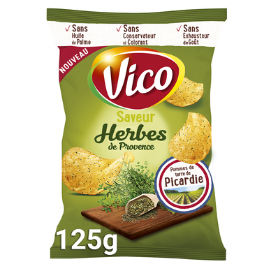 Chips classique herbes de Provence VICO 125G - Super U, Hyper U, U