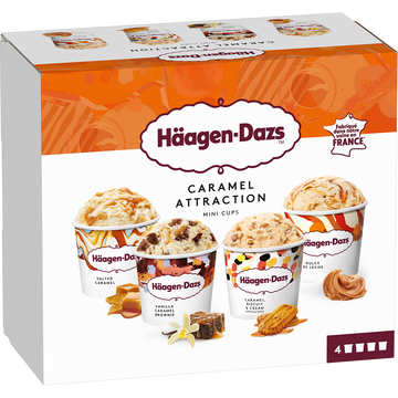 Häagen-Dazs Minicups Caramel Attraction Häagen Dazs, 321g