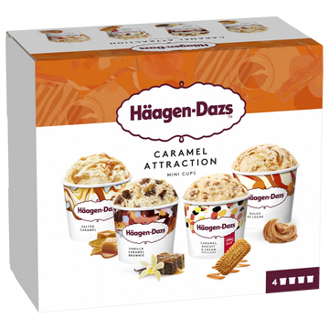 Häagen-Dazs Minicups Caramel Attraction Häagen Dazs, 321g