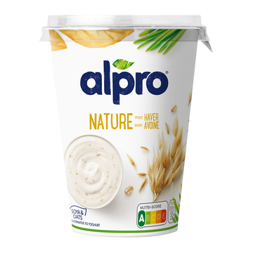 Alpro Dessert Végétal Nature Avoine Base Soja Alpro - 500g