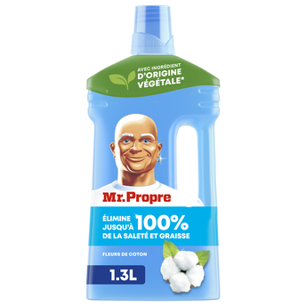Image de Nettoyant liquide sol multi-usages fleurs de coton MR PROPRE