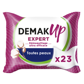 Image de Lingettes démaquillantes expert tous types de peaux DEMAK'UP