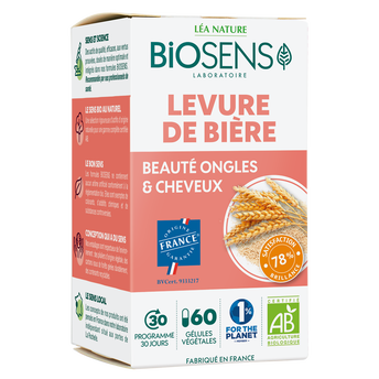 Image de Gélules végétales beauté levure de biére bio BIOSENS