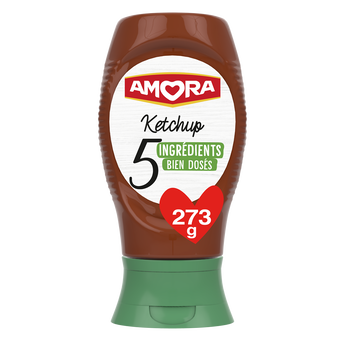 Image de AMORA Ketchup 5 Ingrédients flacon Souple