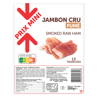 Image de Jambon cru fumé - x13 tranches