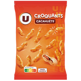Image de U
Croquant goût cacahuète